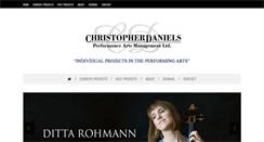 Desktop Screenshot of chrisdaniels.biz
